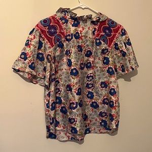 Sandro Floral Silk shirt